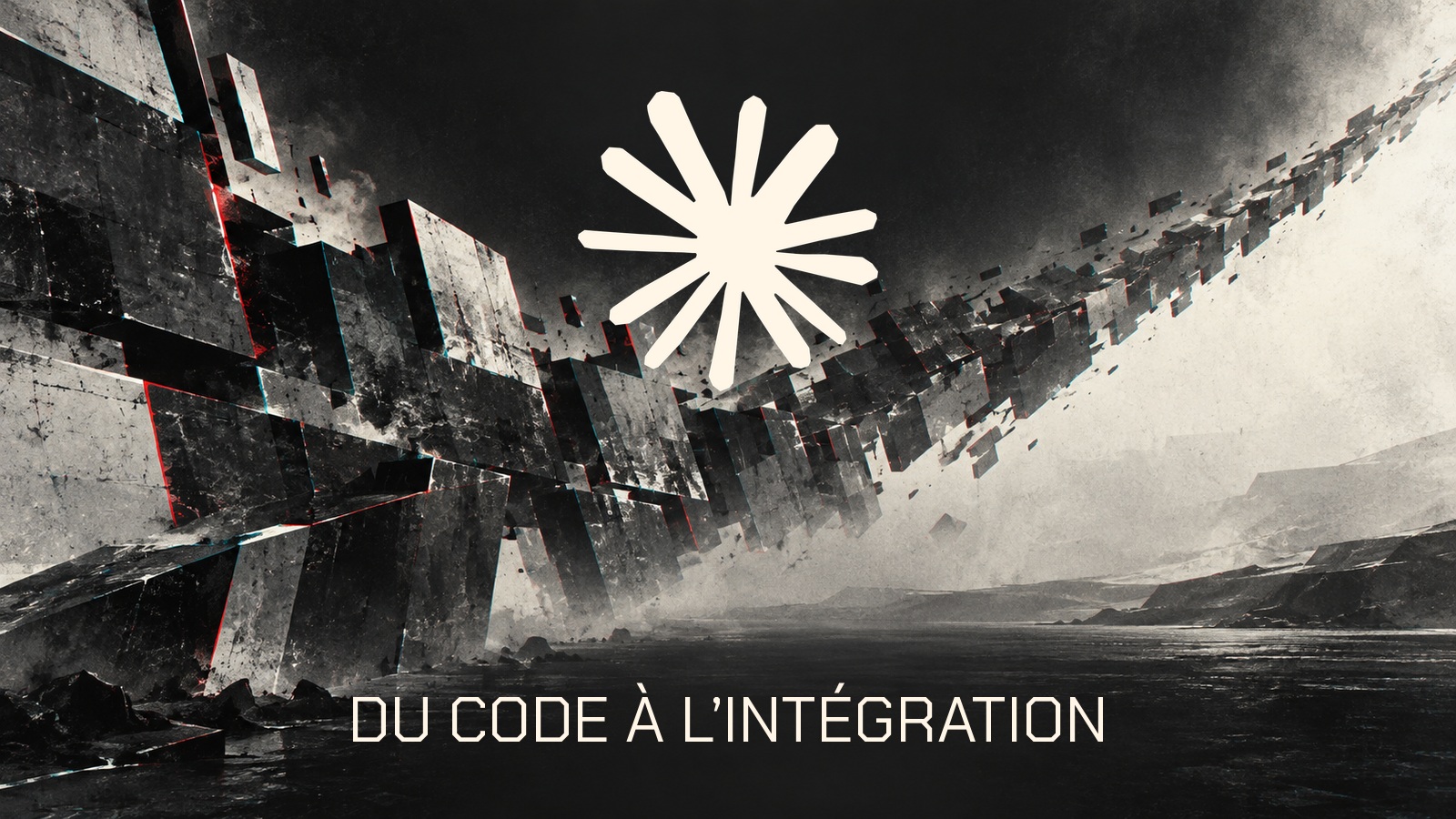 DU CODE À L’INTÉGRATION. Logo officiel Claude sur une composition originale.